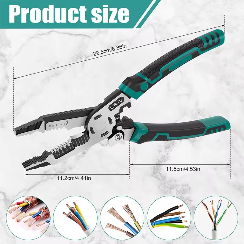 10 in 1 electrician wire cutter Multifunctional