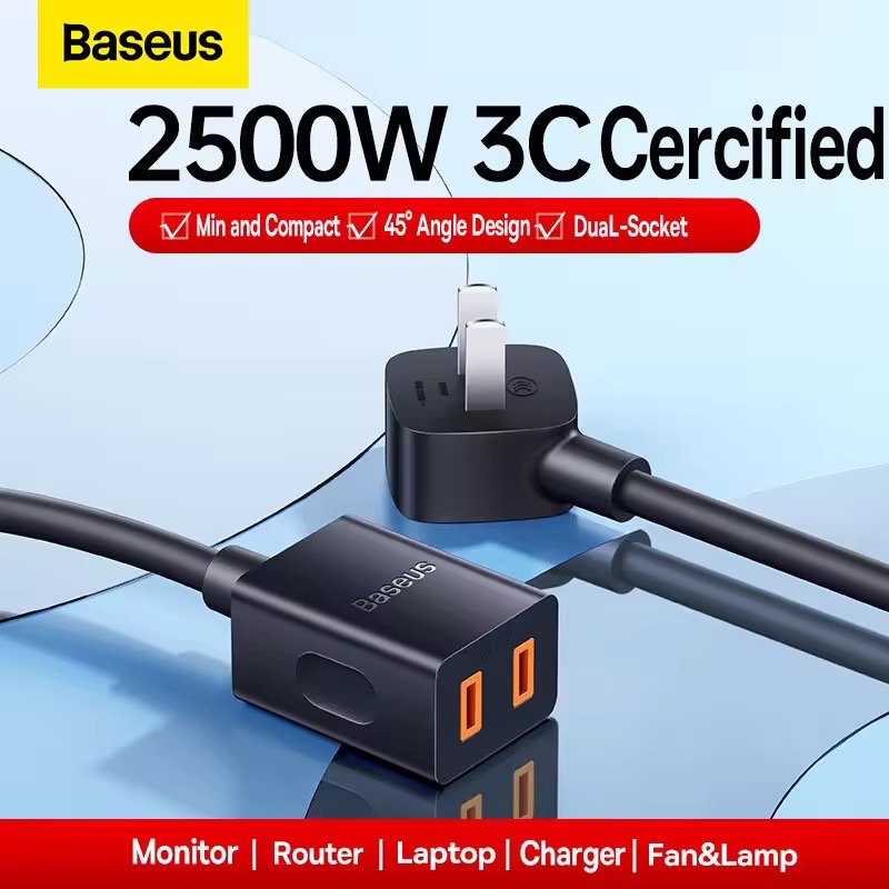 Baseus Power Extension Cord Mini Portable