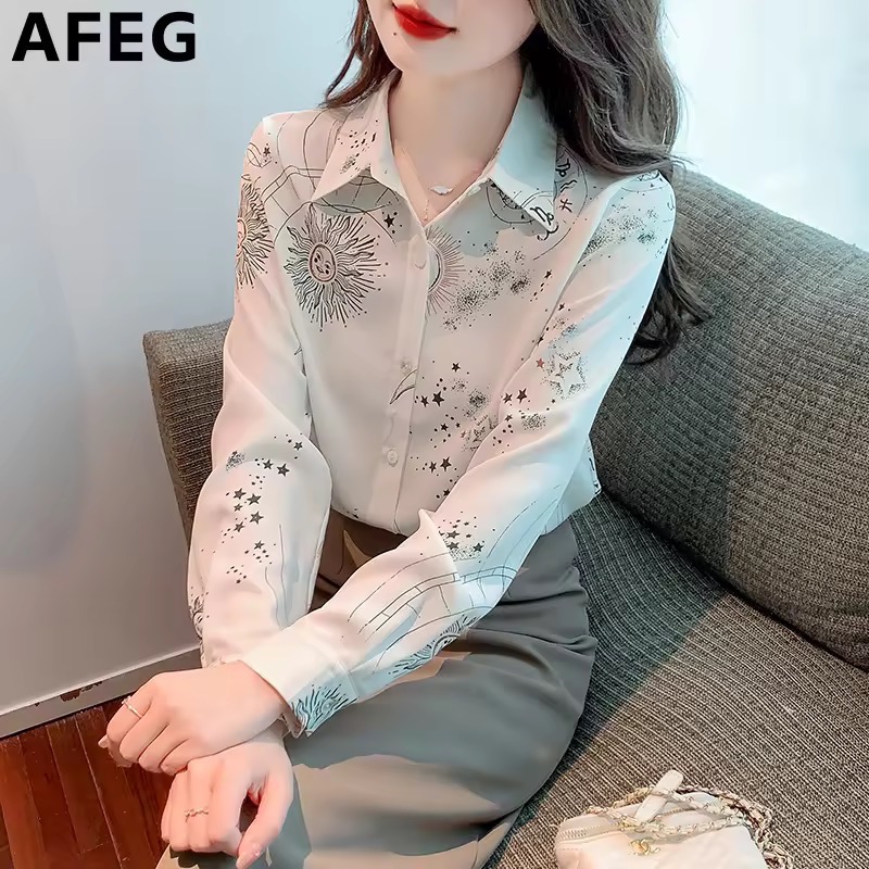 AFEG เสื้อคอปกเกาหลี