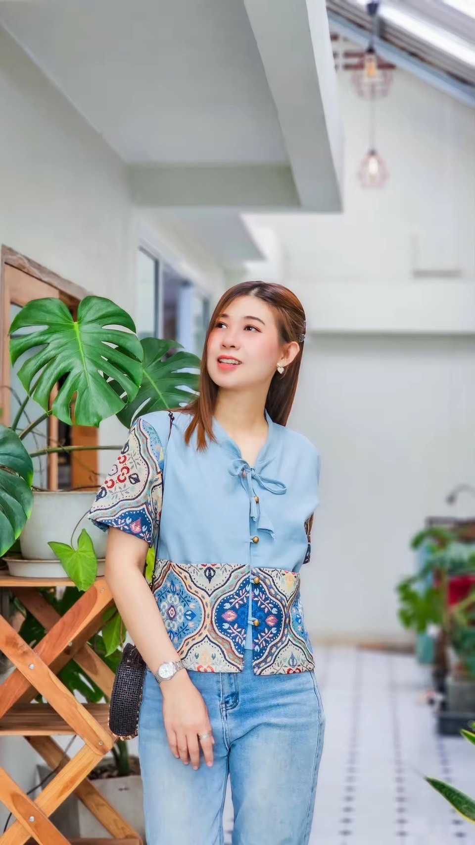 M1368 เสื้อผ้าฝ้ายพื้นเมือง